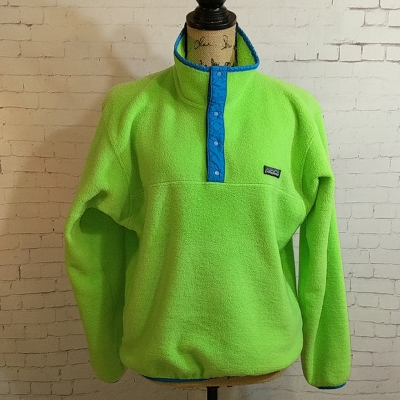 Patagonia Jackets & Blazers - Vintage PATAGONIA Fleece Snap Pullover Jacket